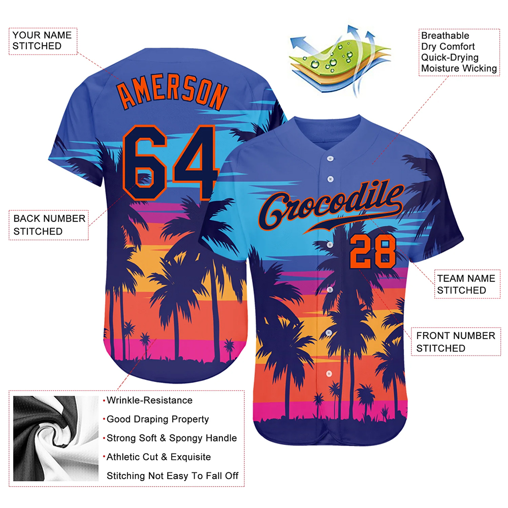 Sublimation Baseball Uniform Jersey Shirts
